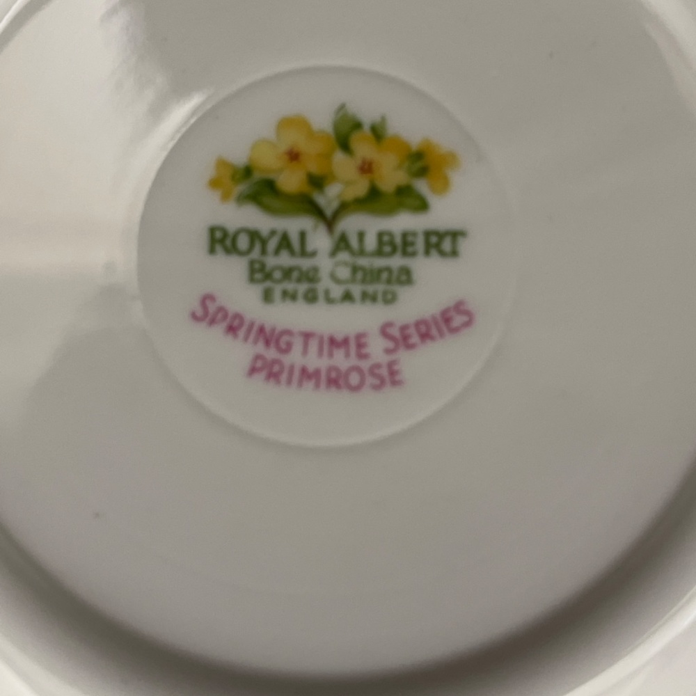 Vintage 1970’s Royal Albert Bone China “Primrose” Cup/Saucer. - Picture 5 of 11
